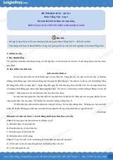Đề thi học kì 2 Tiếng Việt 3 - Đề số 1